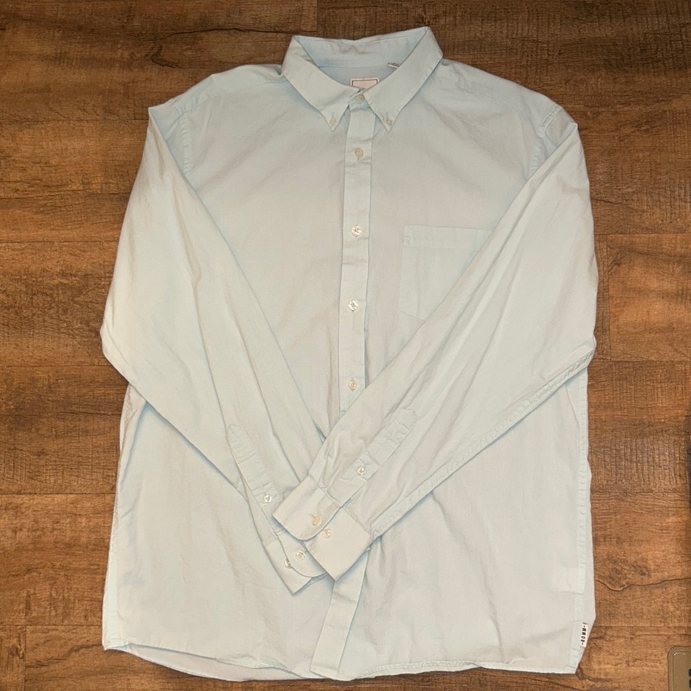 ROWM Pastel Green Dress Shirt